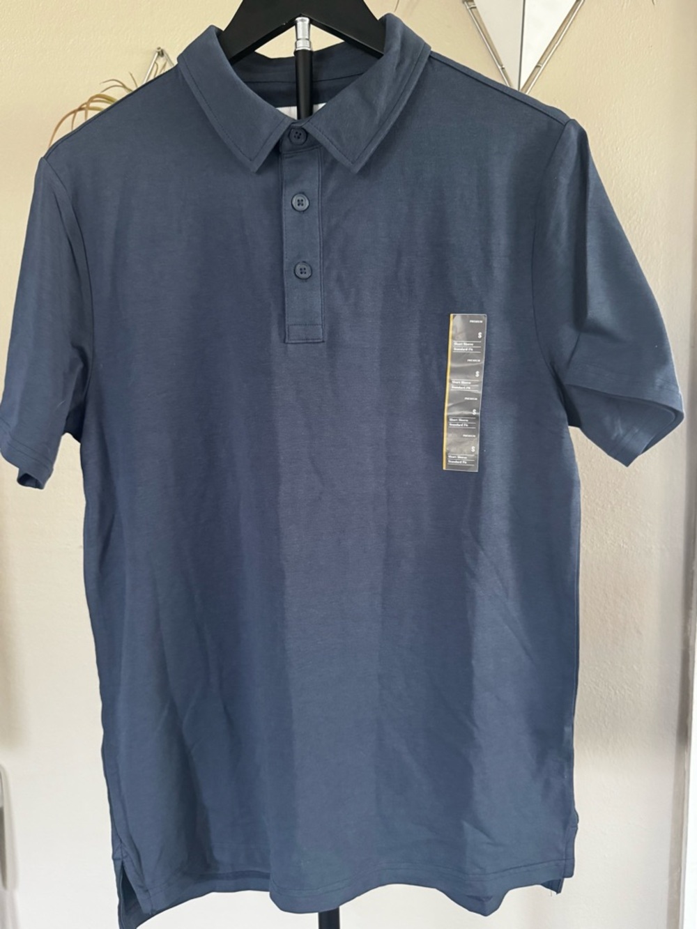 Goodfellow & Co Navy Blue Short-Sleeve Polo